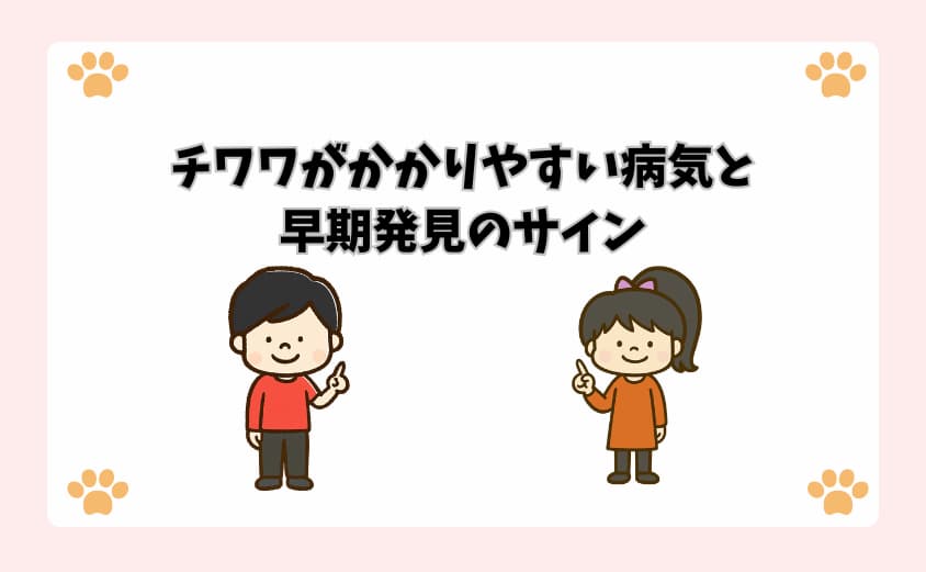 チワワがかかりやすい病気と早期発見のサイン