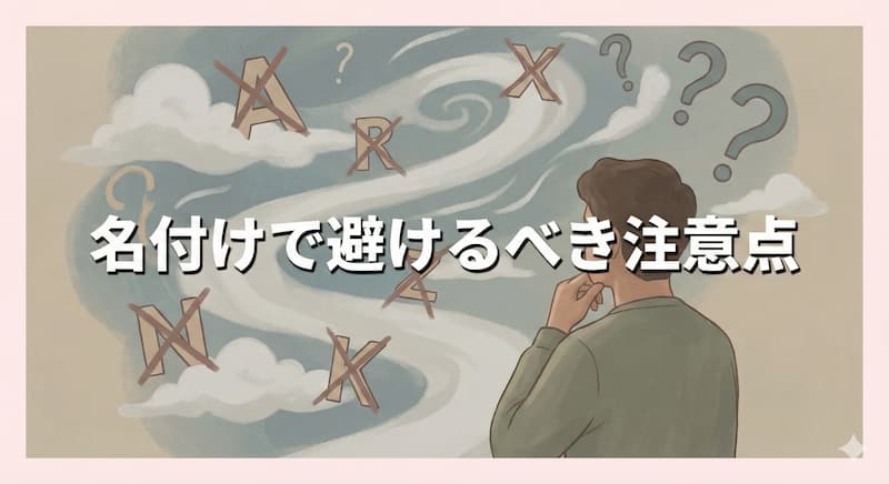 名付けで避けるべき注意点