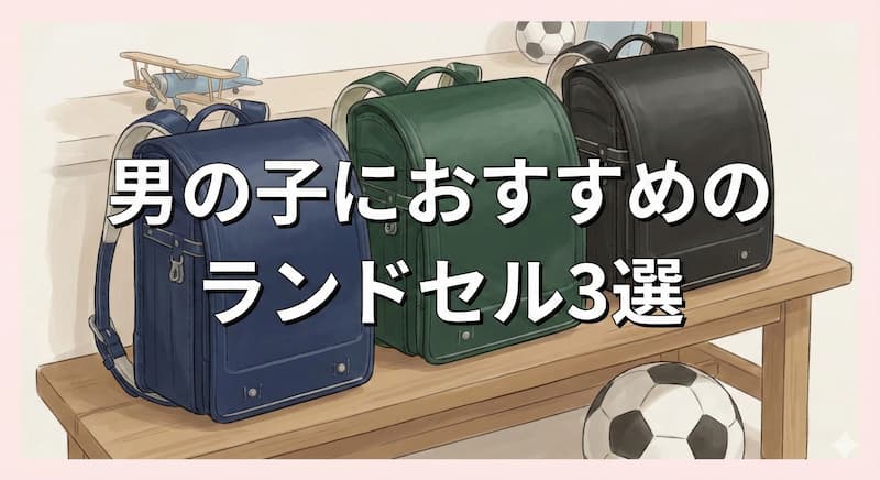 男の子におすすめのランドセル3選