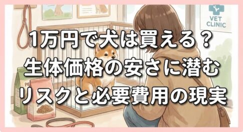 1万円で犬は買える？生体価格の安さに潜むリスクと必要費用の現実