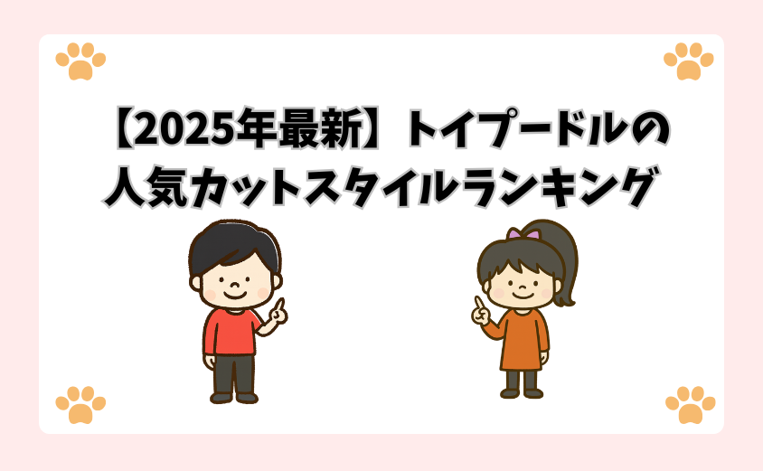 【2025年最新】トイプードルの人気カットスタイルランキング