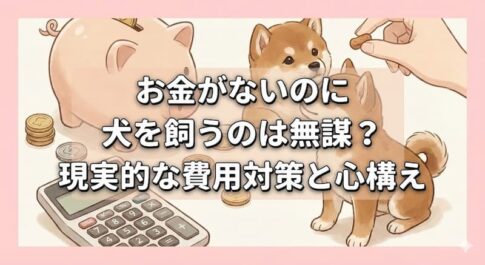 お金がないのに犬を飼うのは無謀？現実的な費用対策と心構え