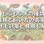 もふもふ犬の種類別性格と飼い方の真実！抜け毛対策と費用も解説