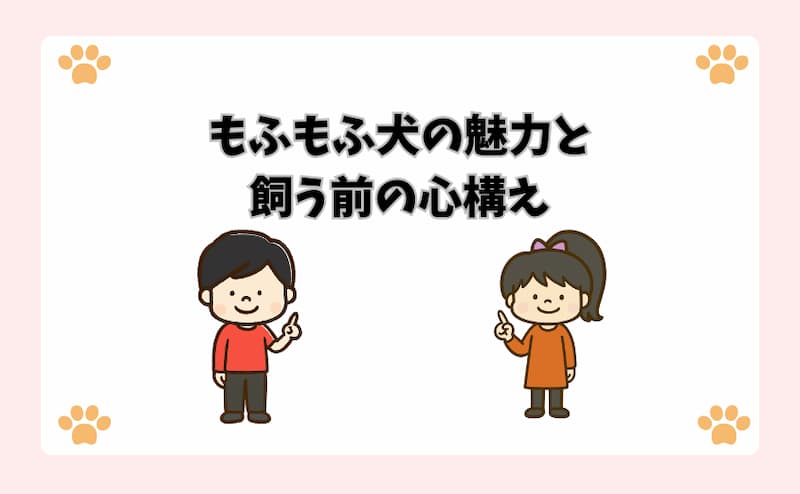 もふもふ犬の魅力と飼う前の心構え