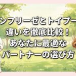 ビションフリーゼとトイプードルの違いを徹底比較！あなたに最適なパートナーの選び方