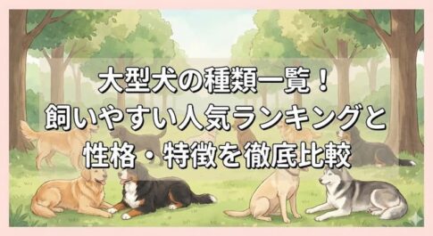 大型犬の種類一覧！飼いやすい人気ランキングと性格・特徴を徹底比較