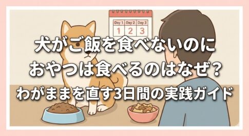 犬がご飯を食べないのにおやつは食べるのはなぜ？わがままを直す3日間の実践ガイド