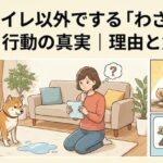 犬がトイレ以外でする「わざと」に見える行動の真実｜理由と解決法