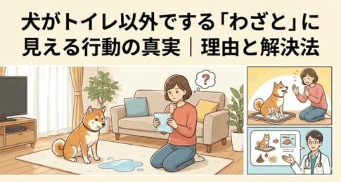 犬がトイレ以外でする「わざと」に見える行動の真実｜理由と解決法