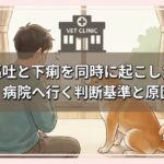 犬が嘔吐と下痢を同時に起こした時の対処法｜病院へ行く判断基準と原因を解説