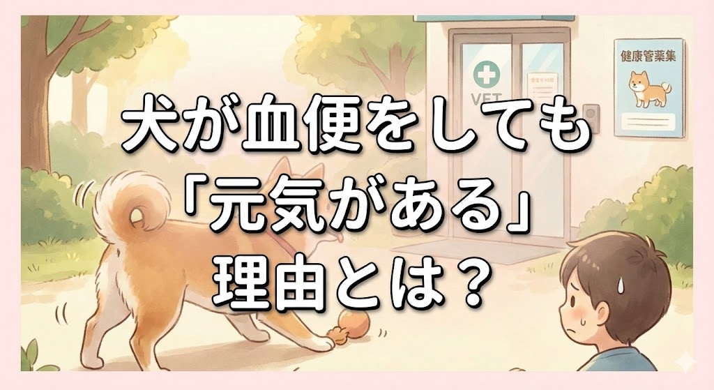 犬が血便をしても「元気がある」理由とは？