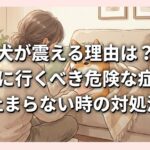 犬が震える理由は？病院に行くべき危険な症状と止まらない時の対処法