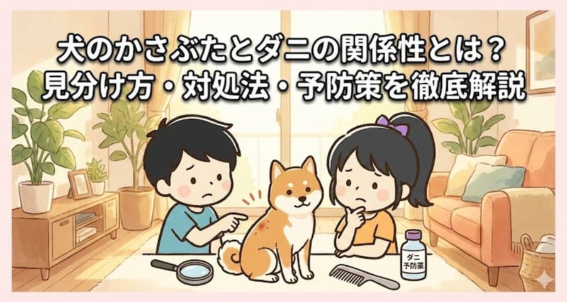 犬のかさぶたとダニの関係性とは？見分け方・対処法・予防策を徹底解説