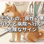 犬のできもの、良性？悪性？見分け方と病院へ行くべき危険なサイン