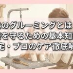 犬のグルーミングとは？健康を守るための基本知識と自宅・プロのケア徹底解説