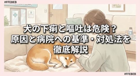 犬の下痢と嘔吐は危険？原因と病院への基準・対処法を徹底解説