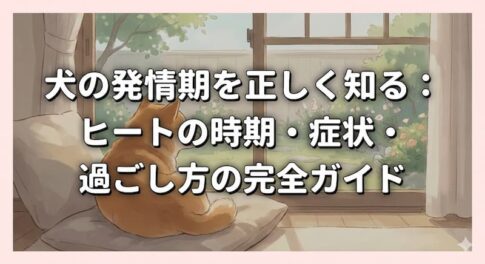 犬の発情期を正しく知る：ヒートの時期・症状・過ごし方の完全ガイド