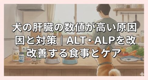 犬の肝臓の数値が高い原因と対策｜ALT・ALPを改善する食事とケア