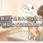 犬の膀胱炎で見られる症状とサイン｜血尿や頻尿など早期発見のポイント