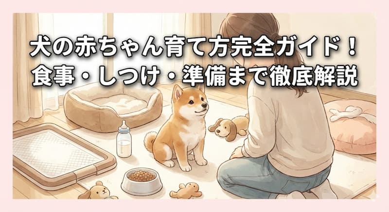 犬の赤ちゃん育て方完全ガイド！食事・しつけ・準備まで徹底解説