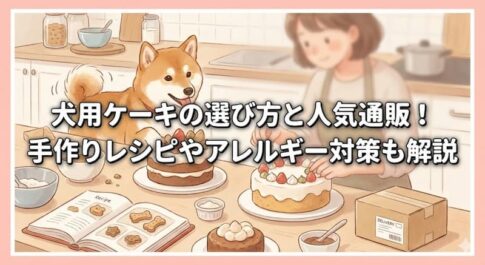 犬用ケーキの選び方と人気通販！手作りレシピやアレルギー対策も解説