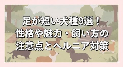 足が短い犬種9選！性格や魅力・飼い方の注意点とヘルニア対策