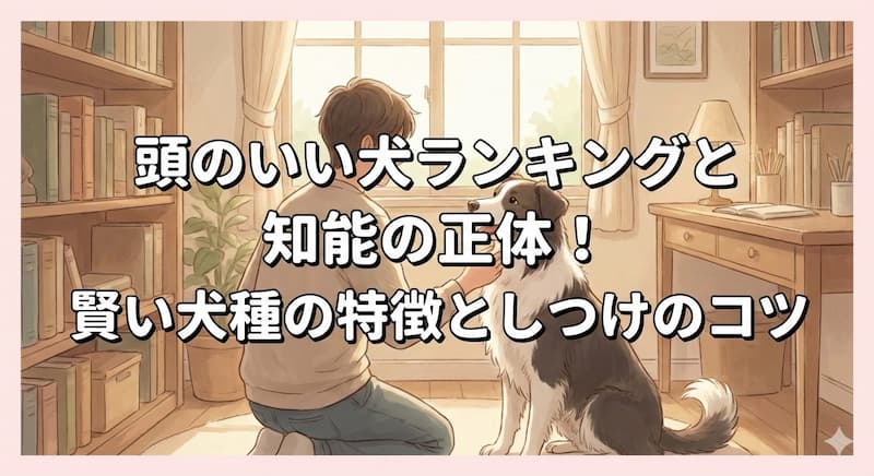 頭のいい犬ランキングと知能の正体！賢い犬種の特徴としつけのコツ