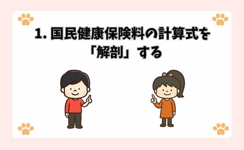 1. 国民健康保険料の計算式を「解剖」する