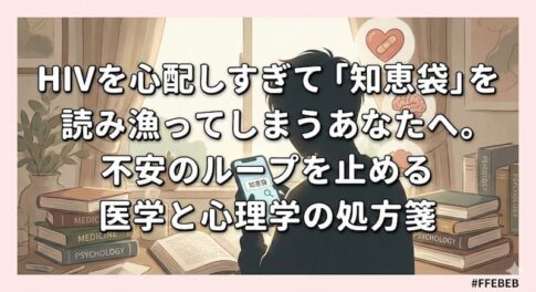 HIVを心配しすぎて「知恵袋」を読み漁ってしまうあなたへ。不安のループを止める医学と心理学の処方箋