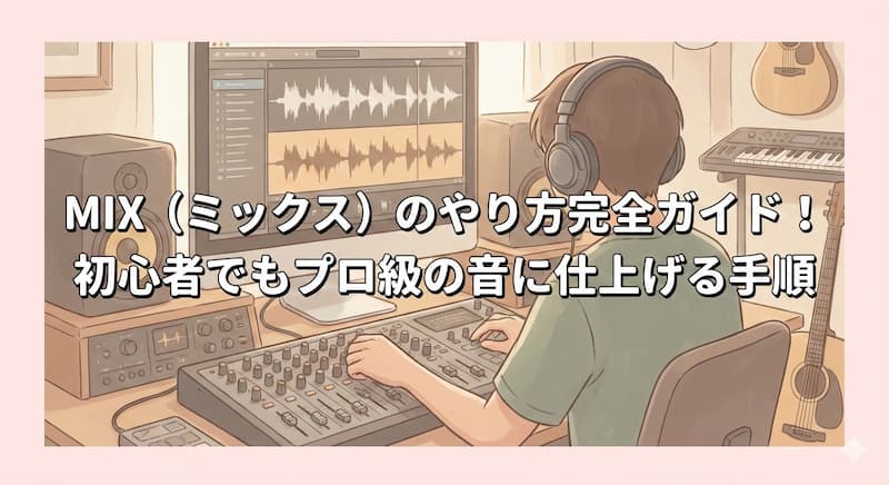 MIX（ミックス）のやり方完全ガイド！初心者でもプロ級の音に仕上げる手順