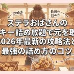 ステラおばさんのクッキー詰め放題で元を取る！2026年最新の攻略法と最強の詰め方のコツ