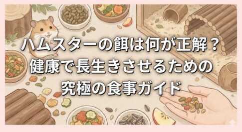 ハムスターの餌は何が正解？健康で長生きさせるための究極の食事ガイド