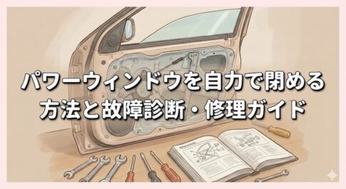 パワーウィンドウを自力で閉める方法と故障診断・修理ガイド