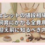 フェレットの値段相場と飼育にかかる全費用｜お迎え前に知るべき内訳