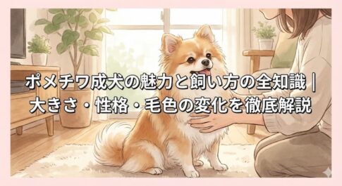 ポメチワ成犬の魅力と飼い方の全知識｜大きさ・性格・毛色の変化を徹底解説