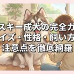 ポンスキー成犬の完全ガイド｜サイズ・性格・飼い方の注意点を徹底網羅