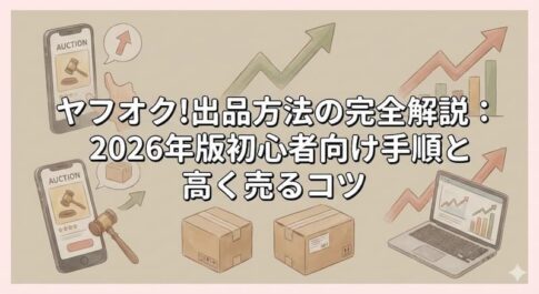 ヤフオク!出品方法の完全解説：2026年版初心者向け手順と高く売るコツ