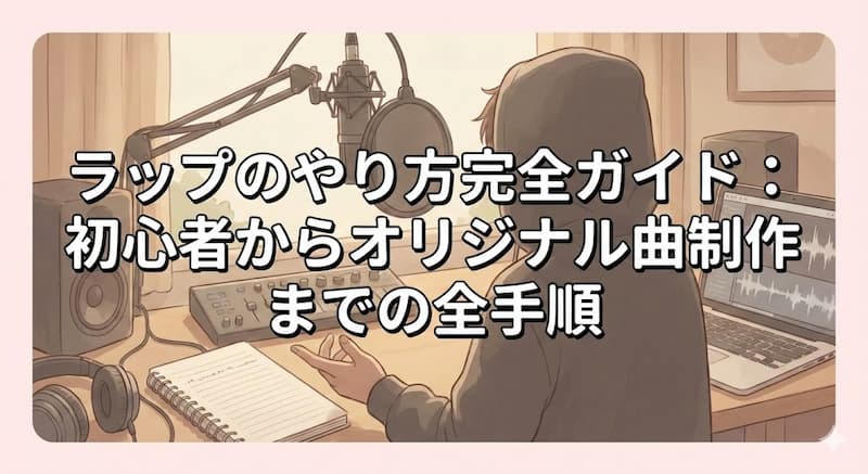 ラップのやり方完全ガイド：初心者からオリジナル曲制作までの全手順