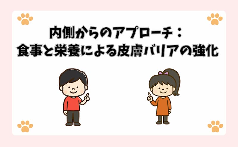 内側からのアプローチ：食事と栄養による皮膚バリアの強化