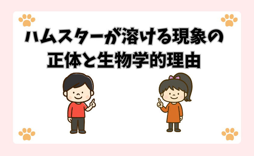 安心できる「溶け方」と注意が必要な「溶け方」の違い
