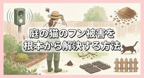 庭の猫のフン被害を根本から解決する方法