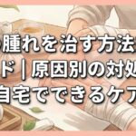 指の腫れを治す方法完全ガイド｜原因別の対処法と自宅でできるケア