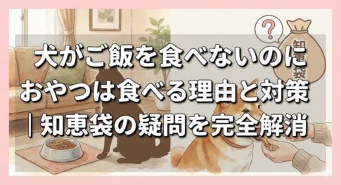 犬がご飯を食べないのにおやつは食べる理由と対策｜知恵袋の疑問を完全解消
