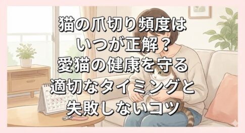 猫の爪切り頻度はいつが正解？愛猫の健康を守る適切なタイミングと失敗しないコツ (1)