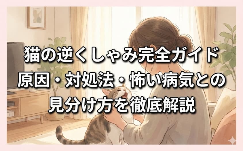 猫の逆くしゃみ完全ガイド 原因・対処法・怖い病気との見分け方を徹底解説
