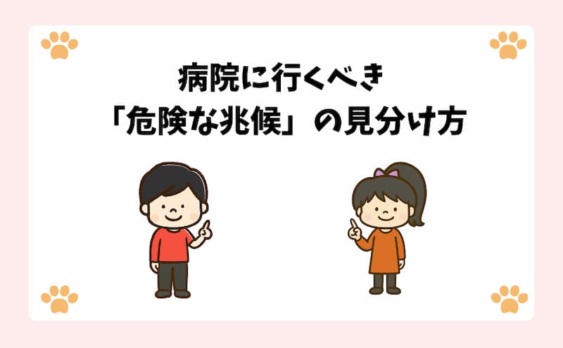 病院に行くべき「危険な兆候」の見分け方