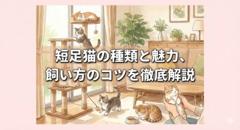 短足猫の種類と魅力、飼い方のコツを徹底解説