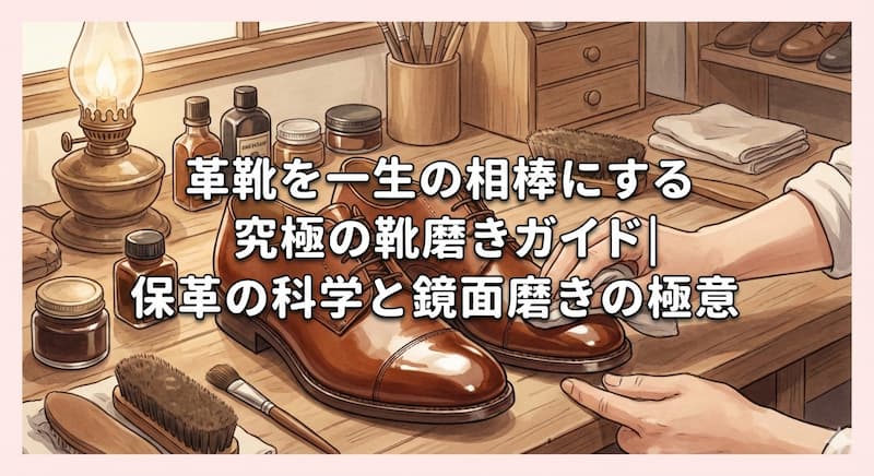 革靴を一生の相棒にする究極の靴磨きガイド｜保革の科学と鏡面磨きの極意