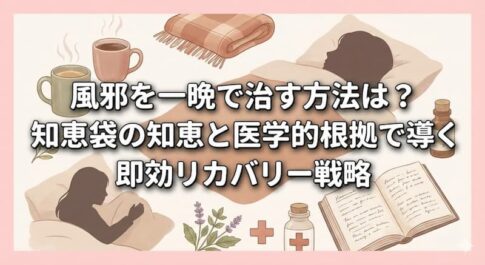 風邪を一晩で治す方法は？知恵袋の知恵と医学的根拠で導く即効リカバリー戦略