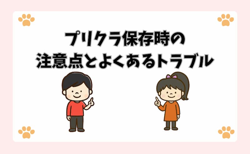 プリクラ保存時の注意点とよくあるトラブル